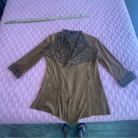 Alberto Makali Brown Leopard Cardigan - Picture 10 of 11